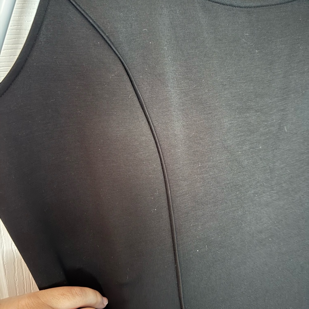 Torrid Black Mini Studio Cupro Sleeveless Bodycon Dress - Picture 7 of 14